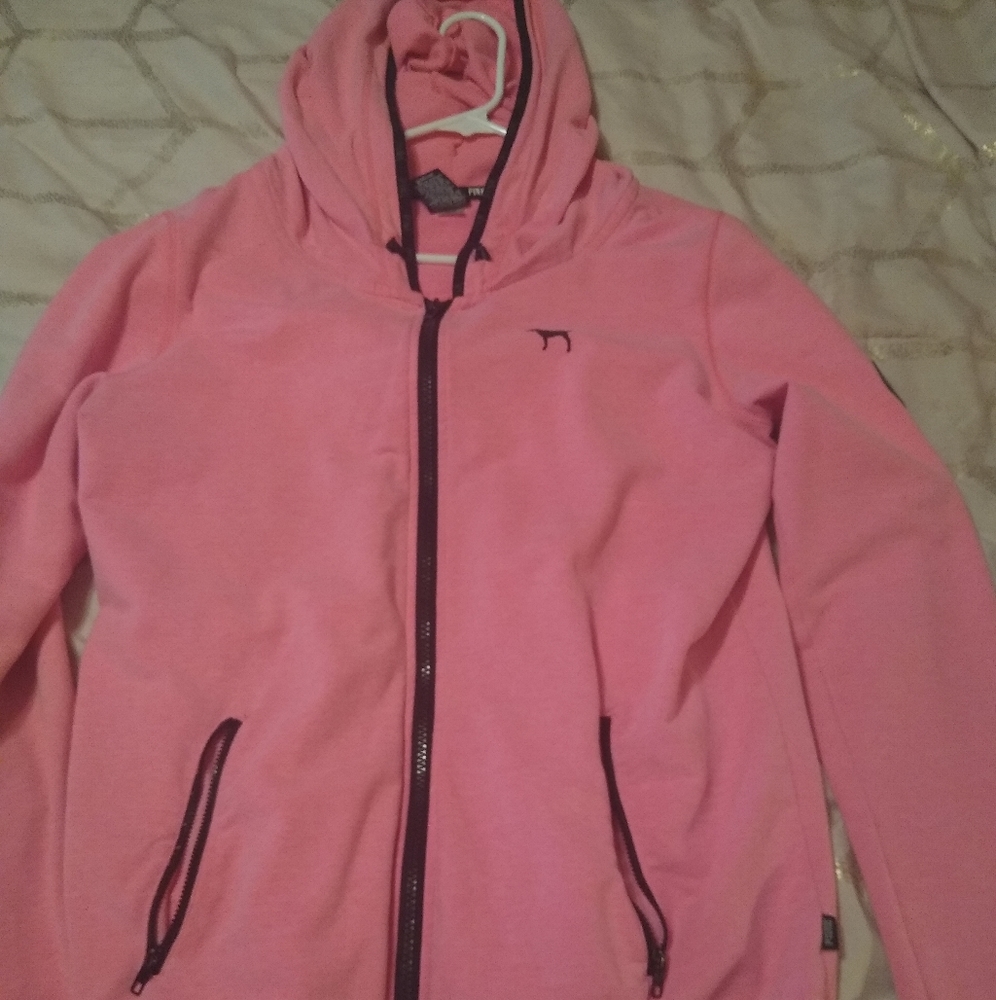 Pink hoodie